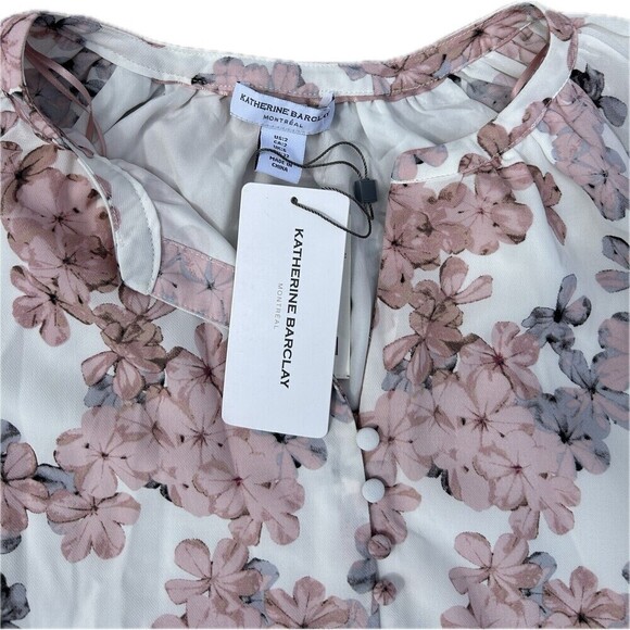 NWT Katherine Barclay Montreal Women's Floral Tunic Dress - Picture 3 of 4